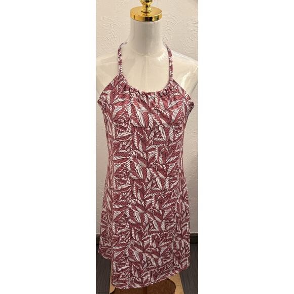 Eddie Bauer Women’s Mauve/White Sports Harmony Active Workout Dress Size Medium - Picture 1 of 5